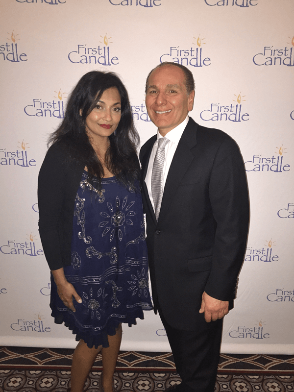 Maria with Delta Childrens Products' president Joe Shamie