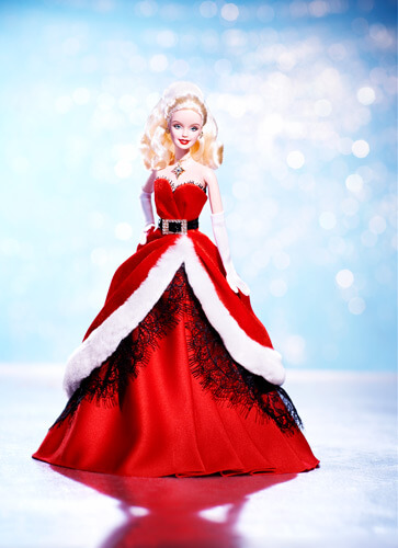 Holiday barbie best sale through the years