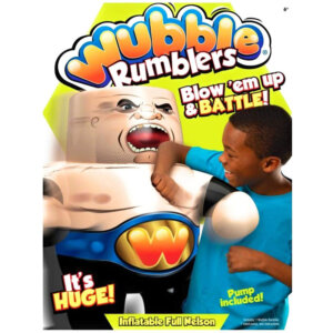 Wubble Rumblers Full Nelson, Furious Fist, and Karate Chop