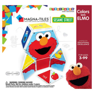 Colors with Elmo Magna-Tiles