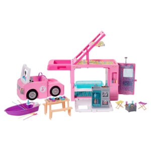 Barbie 3-in-1 DreamCamper and Assorted Barbie and Ken Dolls