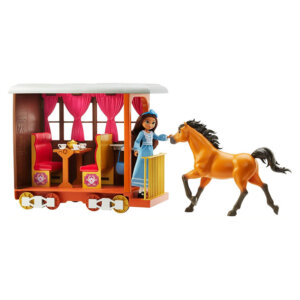 DreamWorks Spirit Untamed Lucky’s Train Home and Horses