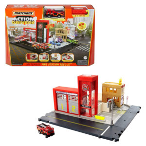 Matchbox Action Drivers Fire Station Rescue and 2021 Moving Parts Assorted Cars