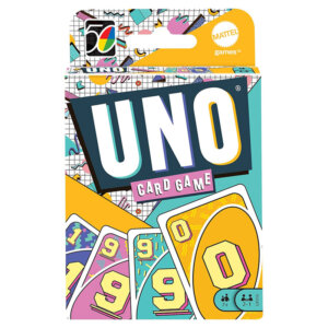 UNO Iconic Card Game 70s, 80s, 90s, and 00s