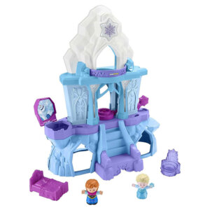 Little People Disney Frozen Anna & Kristoff’s Wagon and Elsa’s Enchanted Lights Palace
