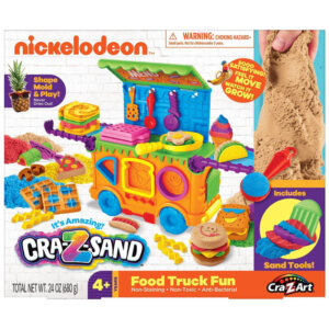 Nickelodeon Cra-Z-Sand Food Truck Fun and Tri-Color Bucket of Sand