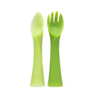 Silicone Training Fork and Spoon Set
