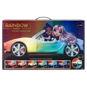 Rainbow High Color Change Car and Special Edition Laurel and Holly De’Vious Dolls