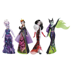 Disney Villains Sinister Styles, Style Series, and Black and Brights Collection Dolls