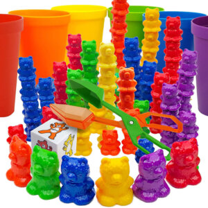 Stacking Rainbow Counting Bears with Matching Sorting Cups