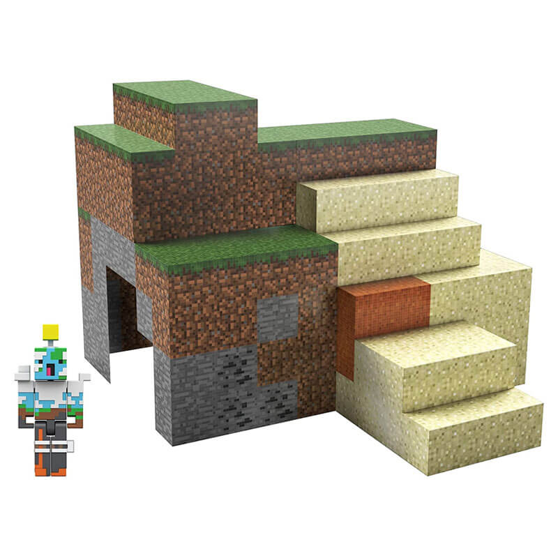 Papercraft Minecraft Terrains: Wallcraft