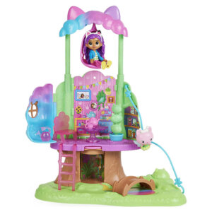 Gabby’s Dollhouse Carlita & Pandy Paws Picnic and Kitty Fairy’s Garden Treehouse