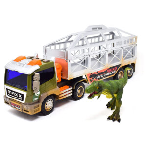 Maxx Action 2-N-1 Dig Rig & Truck and Dino Trailer