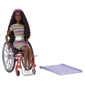 Barbie and Ken Fashionistas & Barbie Chelsea Wheelchair Dolls