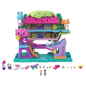 Polly Pocket Pollyville Pet Adventure Treehouse