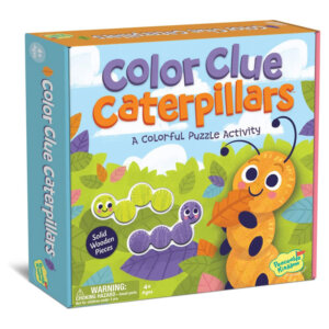Peaceable Kingdom Color Clue Caterpillars Puzzle Activity