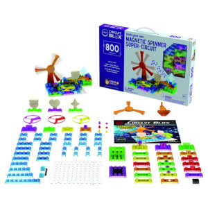 Circuit Blox Build Your Own Magnetic Spinner Super Circuit Set