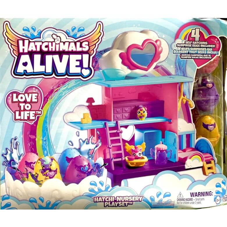 6067631  Hatchimals Alive, Hatchi-Nursery Playset