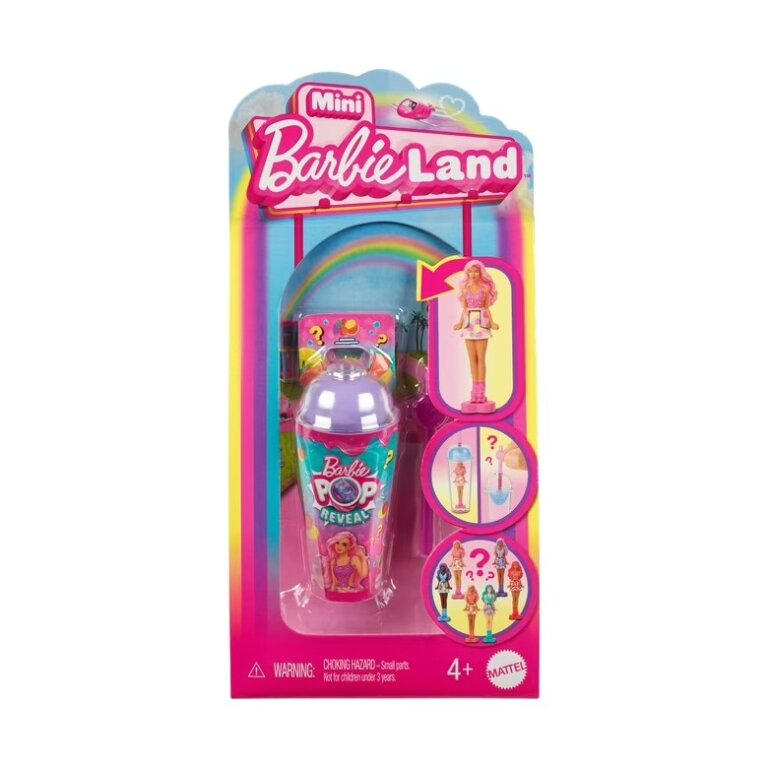 Mini BarbieLand Pop Reveal Dolls, Cutie Reveal Dolls, Color Reveal